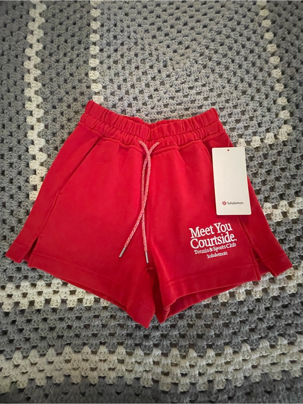 lululemon athletica Red Meet You Courtside Athletic Shorts